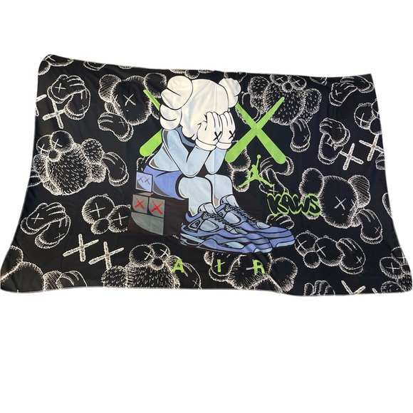 New! KAWS X Air Jordan Tapestry 38X58 - Picture 2 of 4